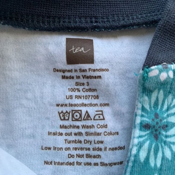 Tea Collection Split Neck Floral Medallion Dress - Picture 4 of 7